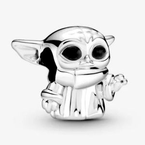 (Pandora) Disney Star Wars The Mandalorian Baby Yoda Grogu Charm Silver 925 NIB
